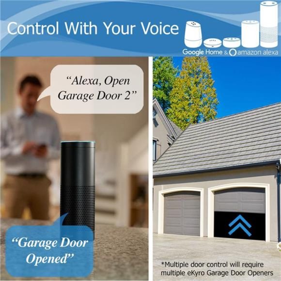 Smart Garage Door Opener -Universal WiFi Remote Controller Compatible with Alexa - Picture 6 of 6
